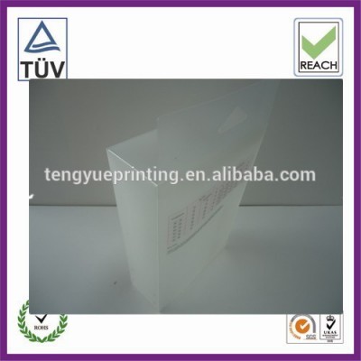 Manufacturer plastic storage packaging box with handle / clear plastic mail box