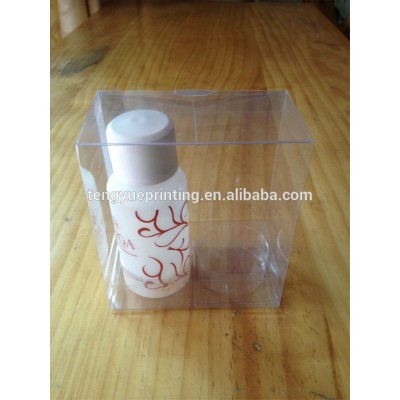 custom clear PVC plastic packaging box for new type alloy building block /PVC kids interlocking building packaging box