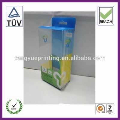 Pvc packaging box,Clear pvc boxes, Hanging bow tie packaging box