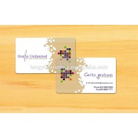 PVC PET PP business card printing /customized bussiness card